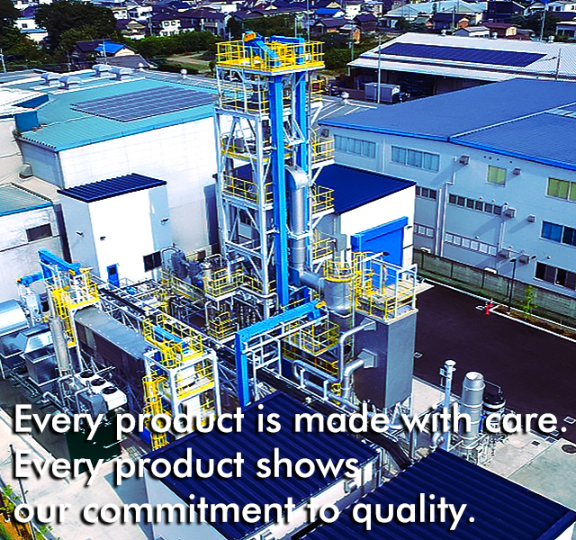 Every product is made with care. Every product shows our commitment to quality.